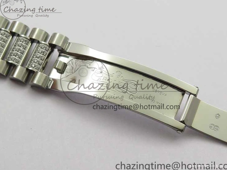 AAA Replica Watches 2682 Bracelet Edition MoistureWicking 36mm Day-Date MOP SS on Dial White President A 128239 Crystal Best SS Crystal Marker BP 1226